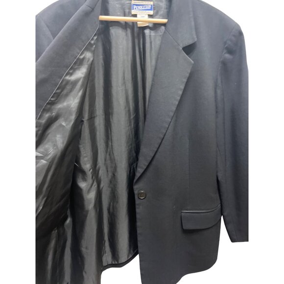 Pendleton Vintage 90's Black Wool Classic Tailored Blazer - Picture 5 of 7
